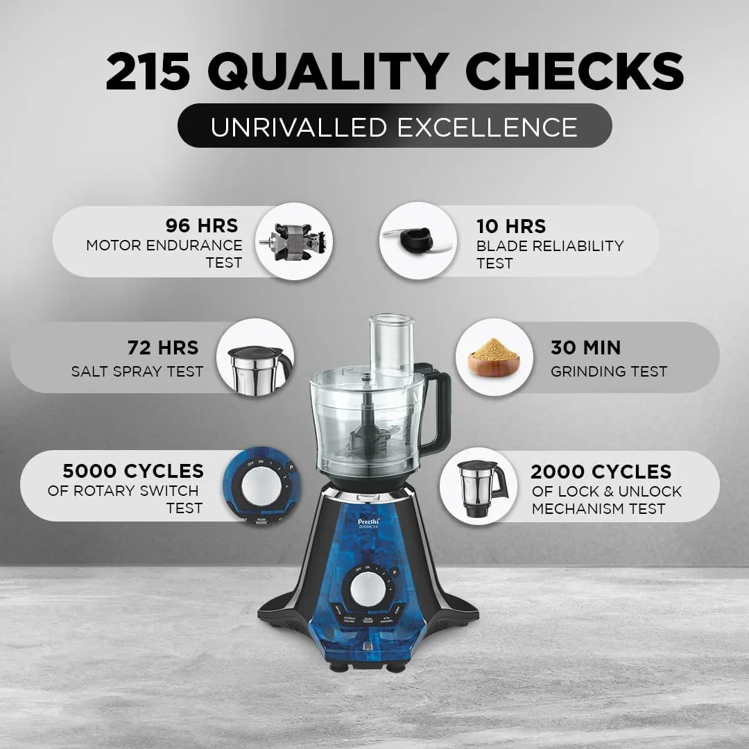 PREETHI ZODIAC 2.0 1000W MIXER GRINDER