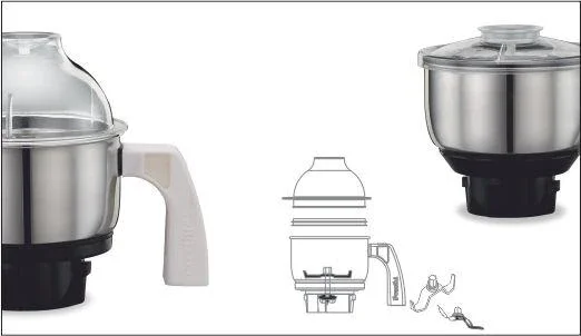 PREETHI CHEF PRO RETRO 750W MIXER GRINDER