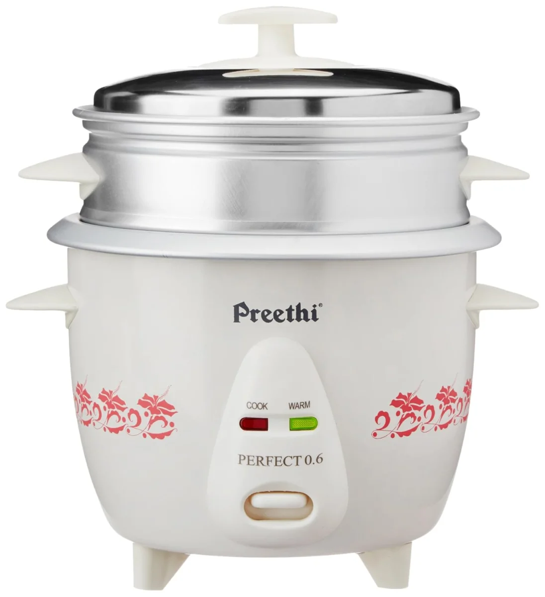 PREETHI PERFECT RICE COOKER 308 [ WHITE 0.6 Litre ]