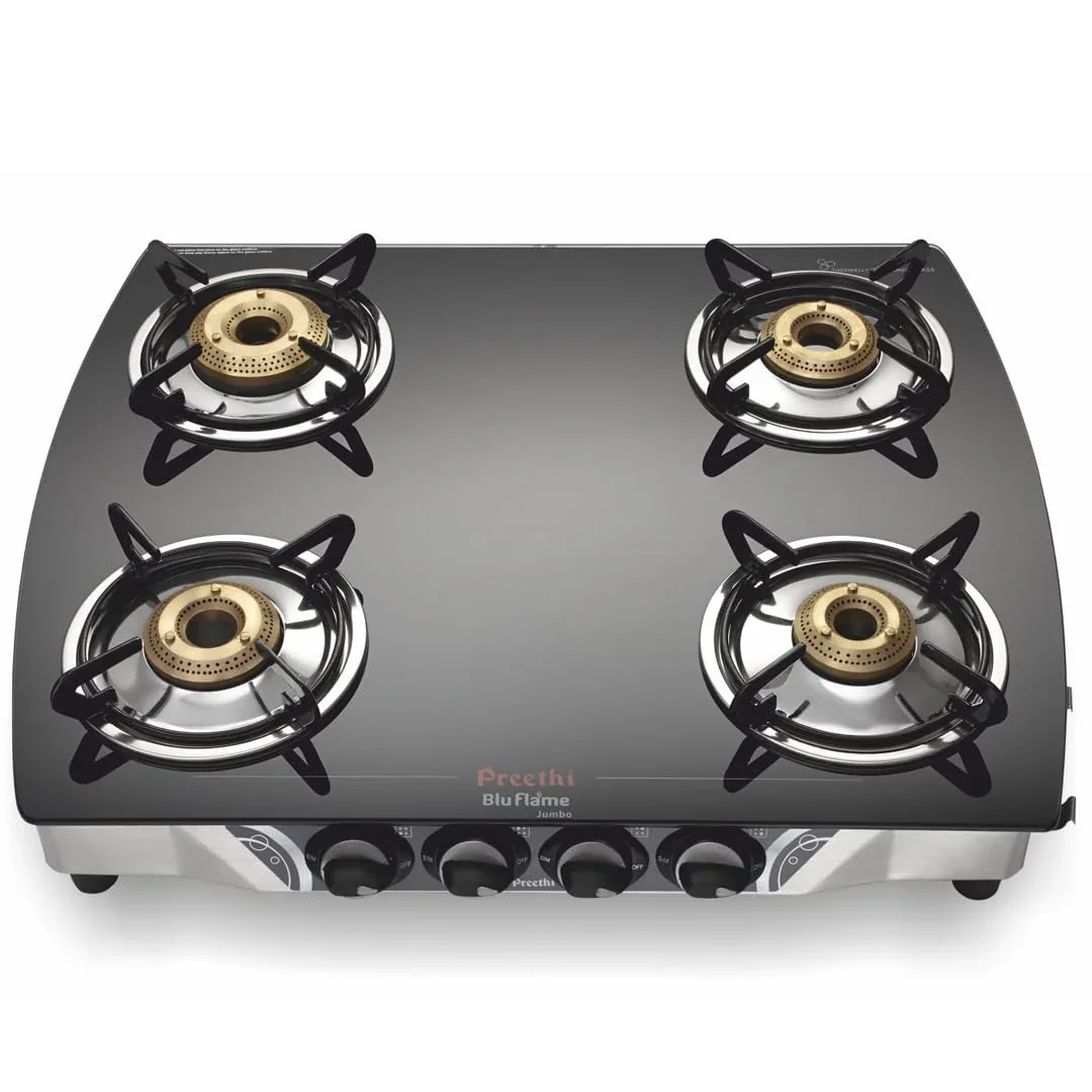 PREETHI BLUFLAME JUMBO 4 BURNER GAS STOVE