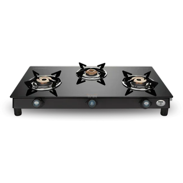 PREETHI SPARKLE POWER DUO 3 BURNER GAS STOVE